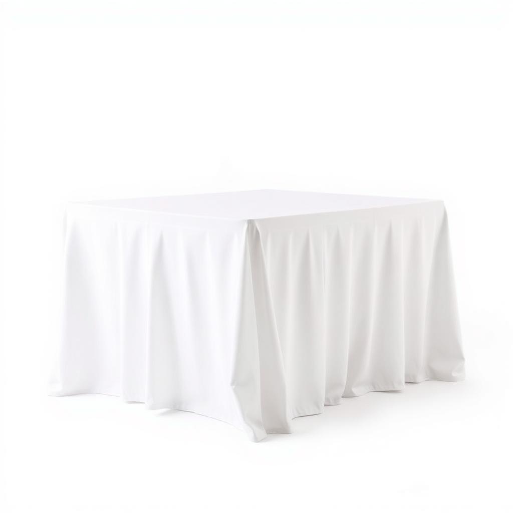 Rectangle White Tablecloth